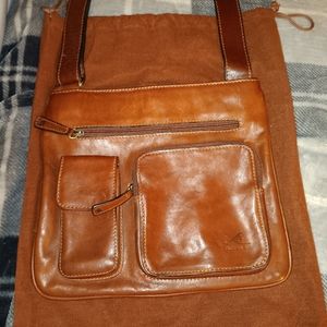 A Cristina Rui genuine leather over the shoulder purse